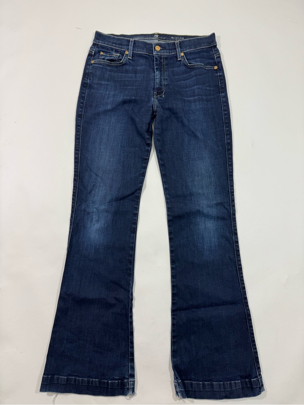 7 For All Mankind Slim Trouser Jeans Dark Wash